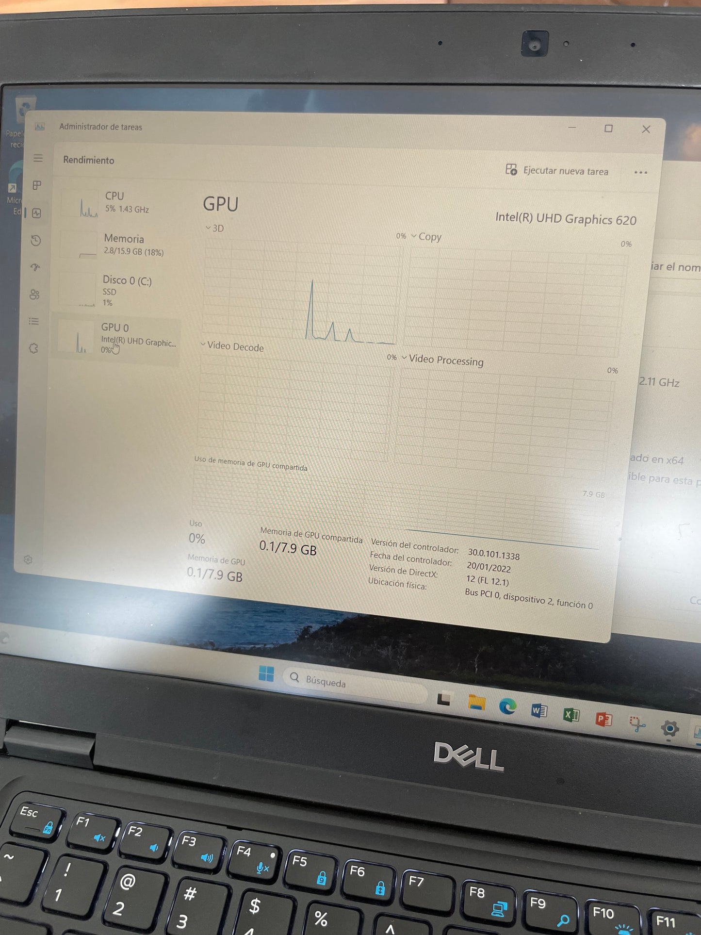 Laptop Dell Intel Core i7