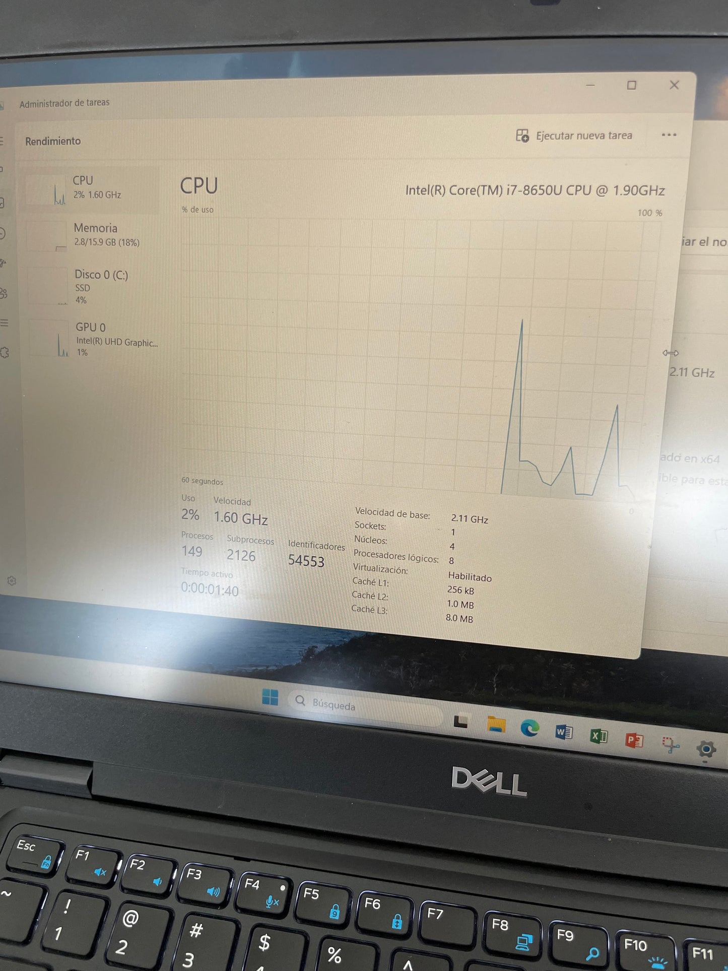 Laptop Dell Intel Core i7