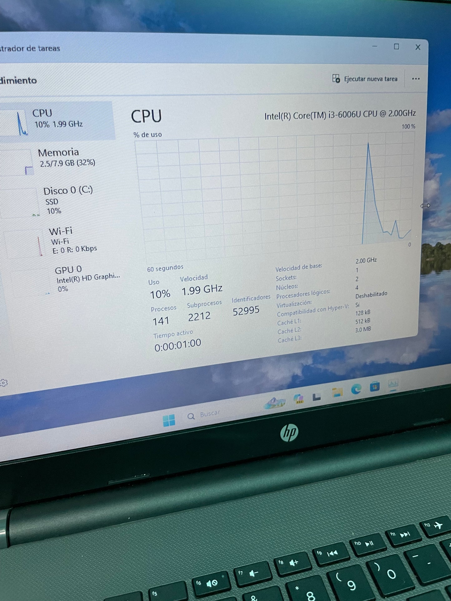 Laptop hp core i3 grado C