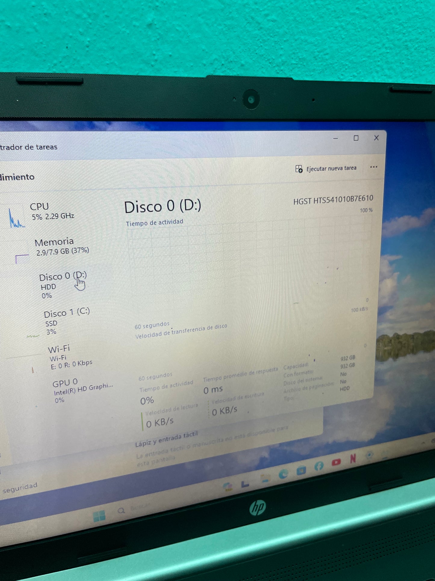 Laptop hp i3 grado B
