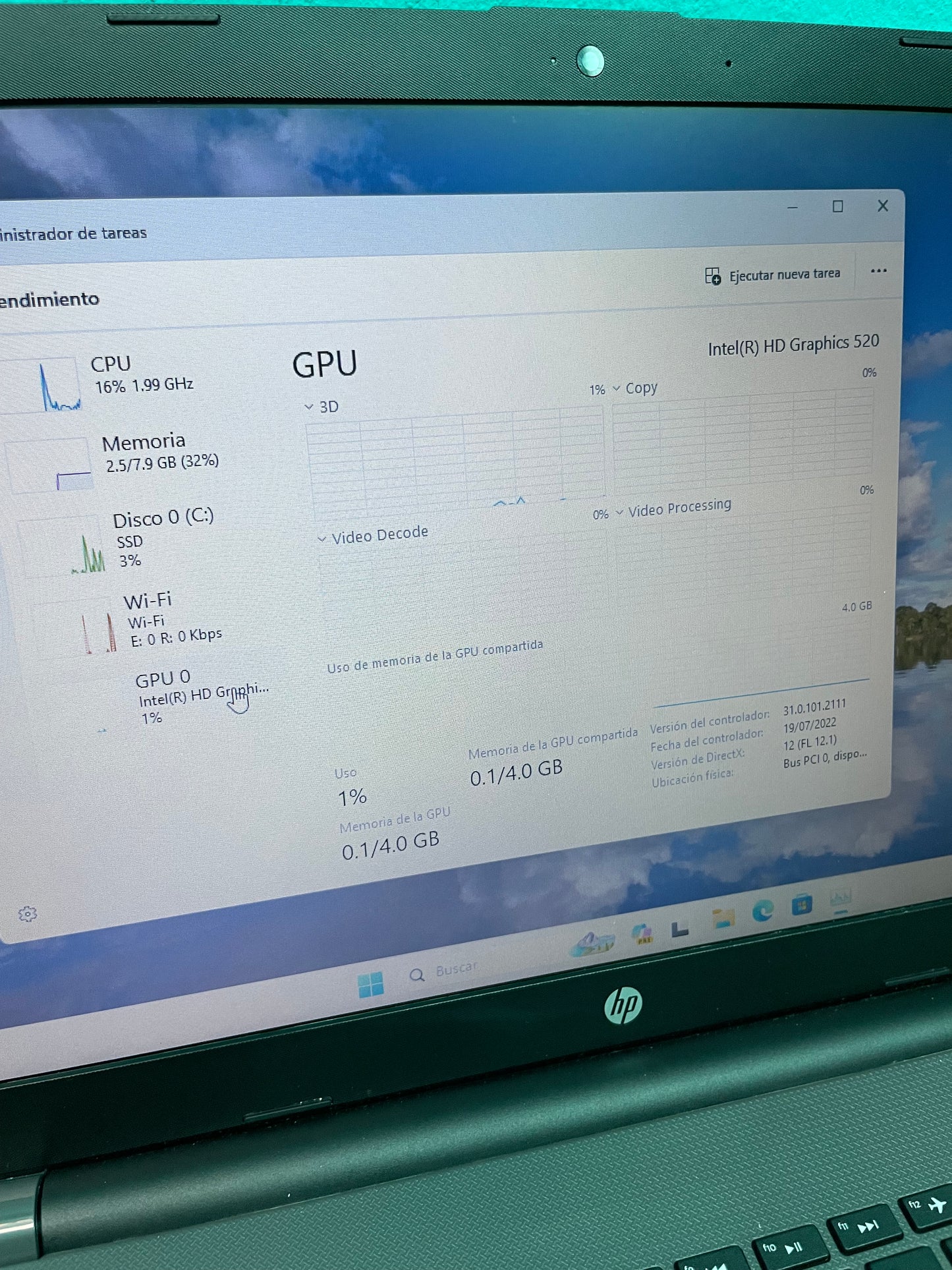Laptop hp core i3 grado C