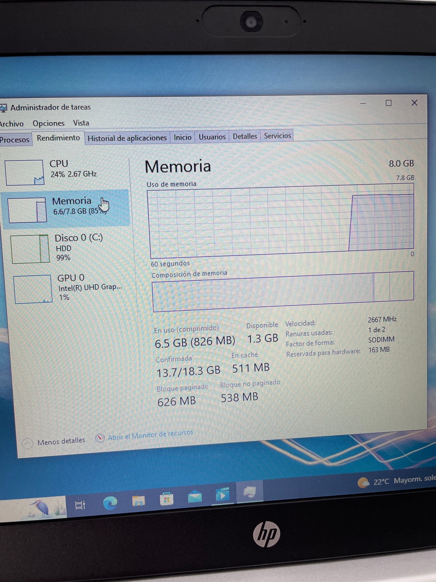 Laptop Hp Probook G7