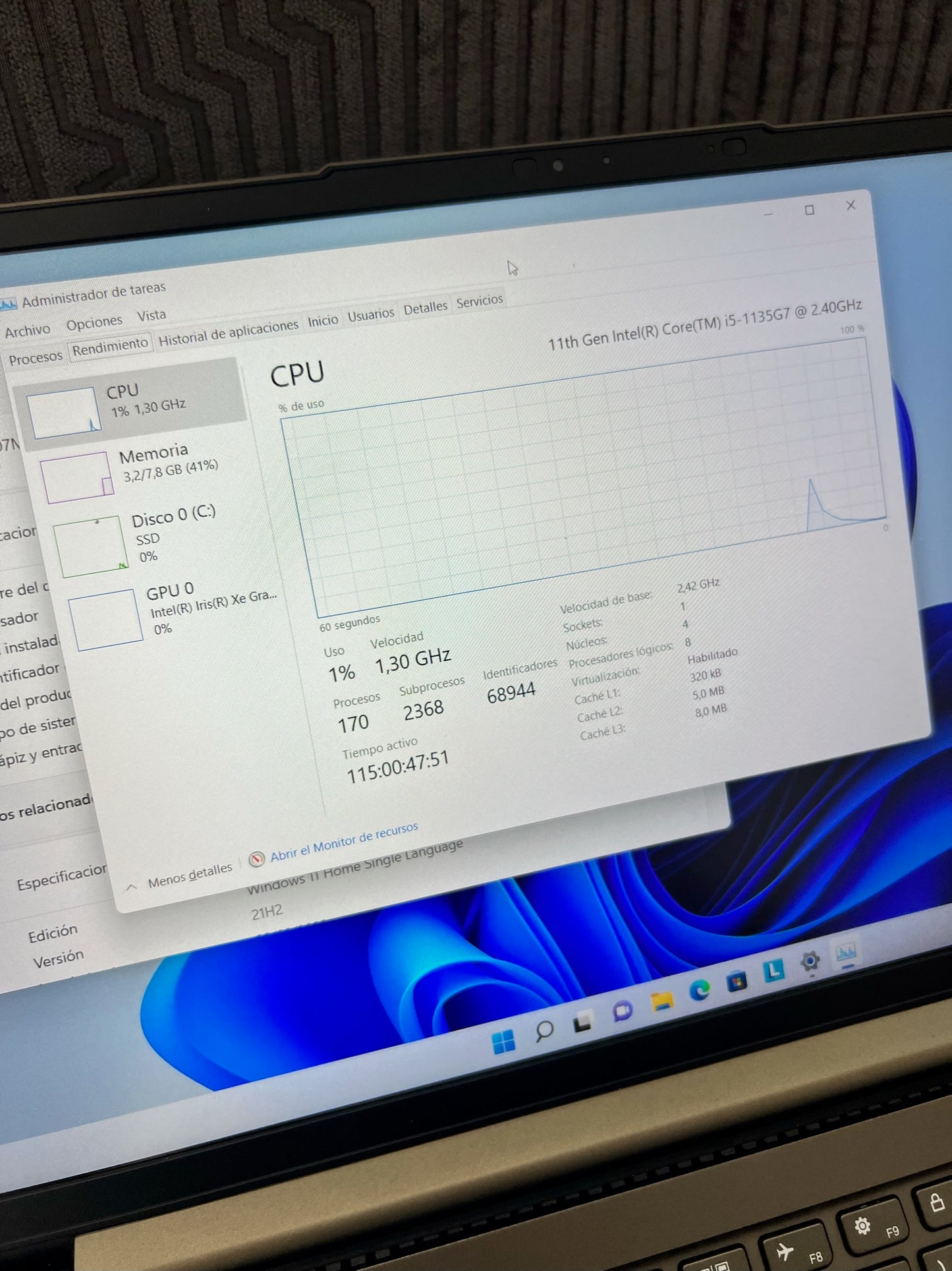 Lenovo Yoga Slim 7 i5 11Th