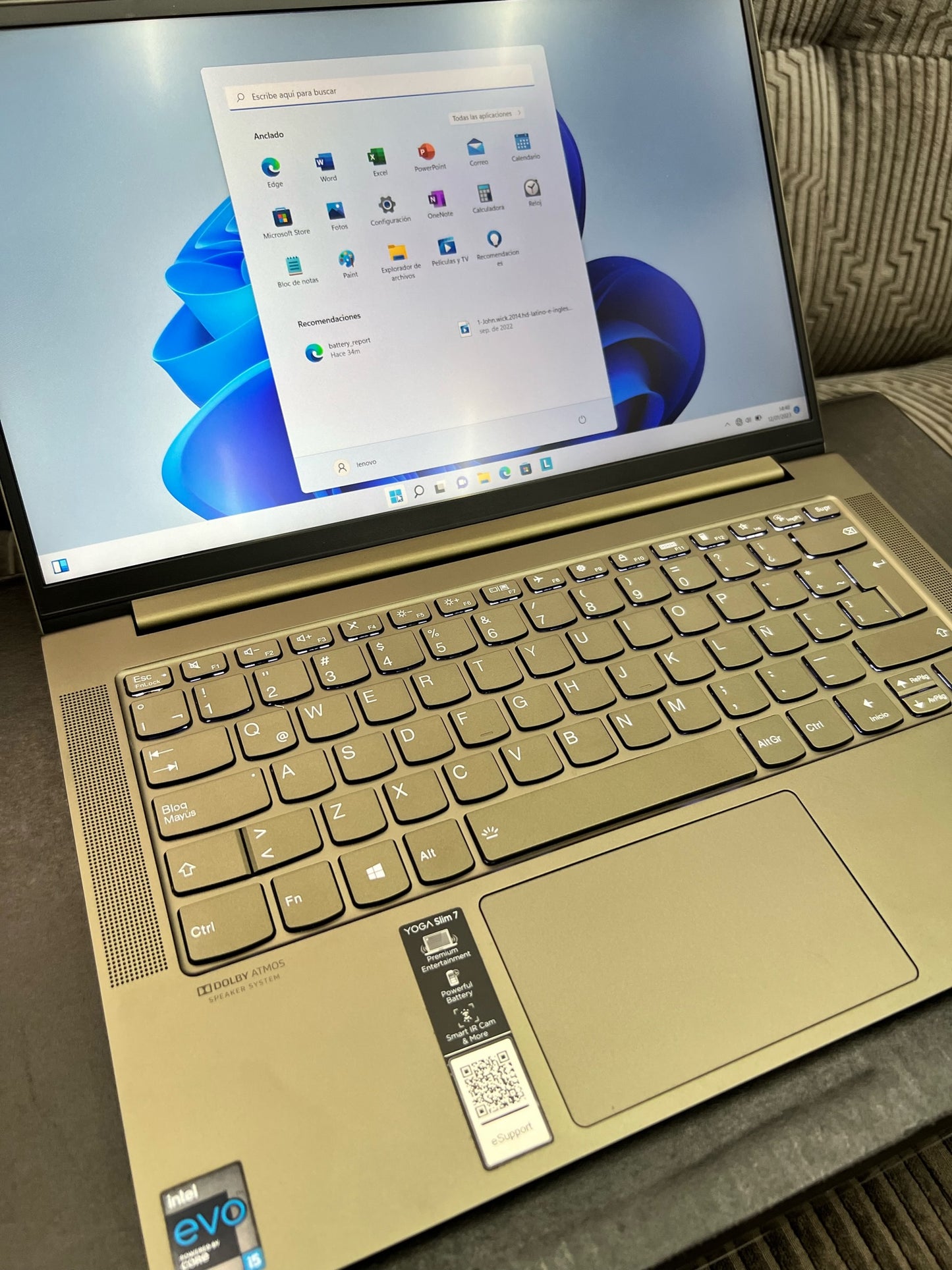 Lenovo Yoga Slim 7 i5 11Th