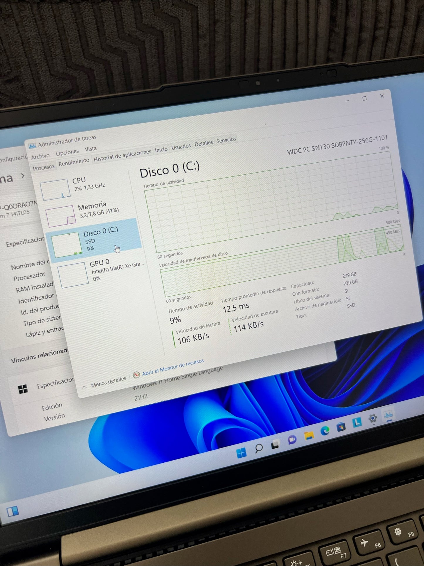 Lenovo Yoga Slim 7 i5 11Th